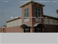 Tablet Screenshot of mountvernonbc.org